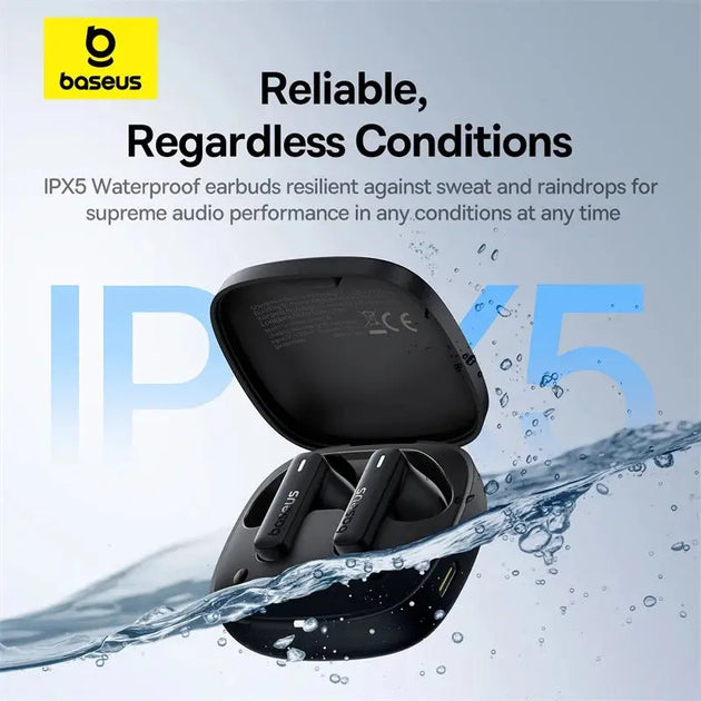 Baseus Bowie E19 Wireless Earphones - Bluetooth 5.3, Big Bass, IPX5 Waterproof, 33H Battery Life Ryglobal