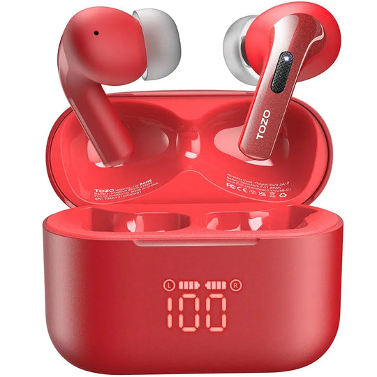 TOZO T20 True Wireless Earbuds with Active Noise Cancellation and 48.5 Hrs Playtime Ryglobal
