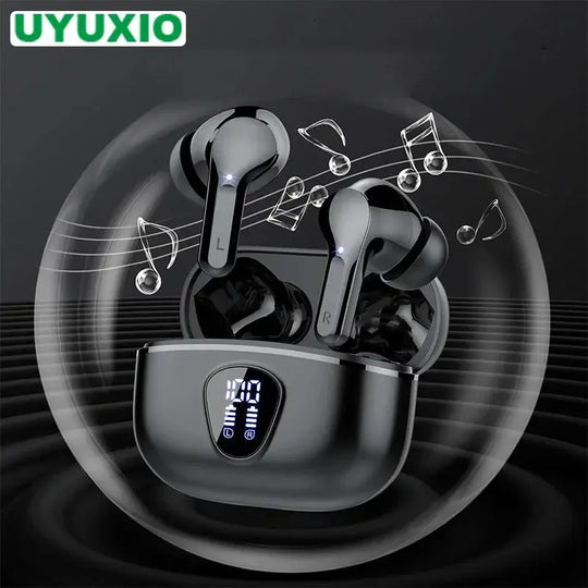 UYUXIO HiFi Stereo Wireless Earbuds with ENC Noise Cancelling and 48H Battery Life Ryglobal