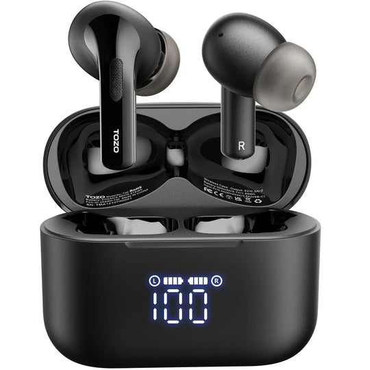 TOZO T20 True Wireless Earbuds with Active Noise Cancellation and 48.5 Hrs Playtime Ryglobal