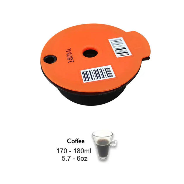 Reusable Coffee Capsule Pods for Tassimo – 60ML / 180ML Ryglobal