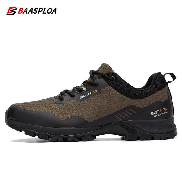 Baasploa Men's Waterproof Anti-Skid Hiking Shoes Ryglobal