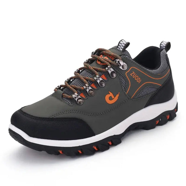 SNORW Men's Lightweight Casual Leather Sneakers for All Seasons Ryglobal