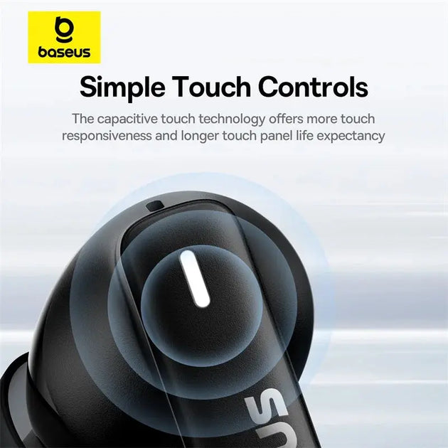 Baseus Bowie E19 Wireless Earphones - Bluetooth 5.3, Big Bass, IPX5 Waterproof, 33H Battery Life Ryglobal