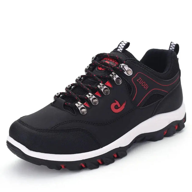 SNORW Men's Lightweight Casual Leather Sneakers for All Seasons Ryglobal