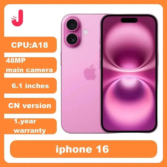 Apple iPhone 16 Dual SIM 128GB/256GB/512GB with 6.1" Super Retina XDR OLED Display Mobile shop