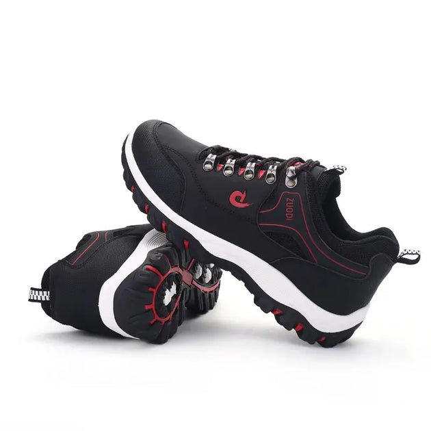 SNORW Men's Lightweight Casual Leather Sneakers for All Seasons Ryglobal