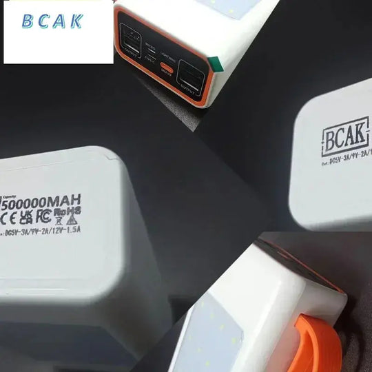 BCAK Super Large Capacity Fast Charging Power Bank with LED Lamp Ryglobal