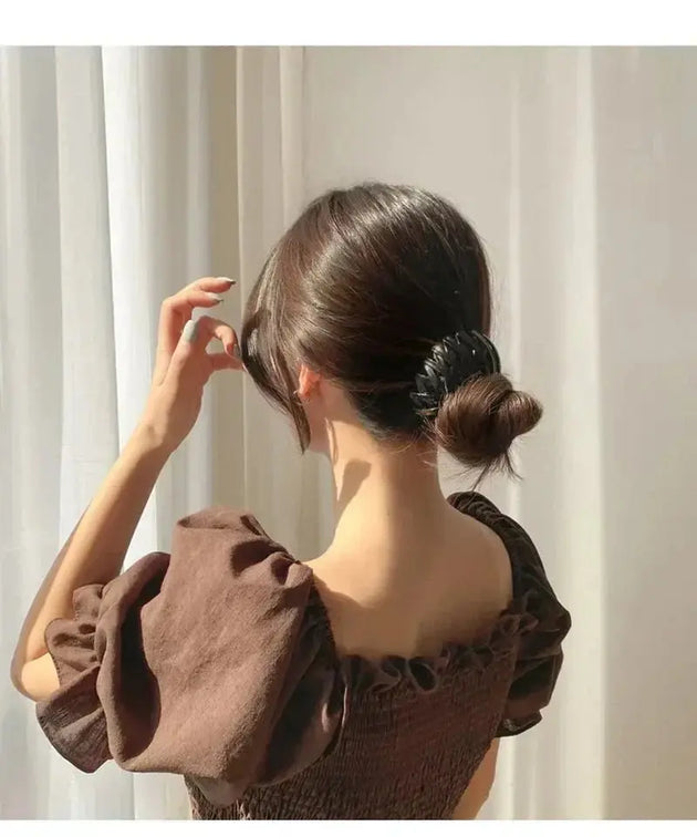 Bird Nest Shaped Ponytail Hair Clip – Magic Lazy Braider Hairpin for Women - Mobile shop