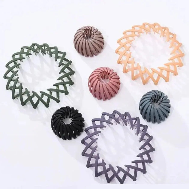 Bird Nest Shaped Ponytail Hair Clip – Magic Lazy Braider Hairpin for Women - Mobile shop