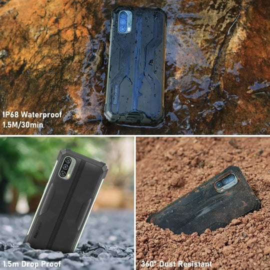 Blackview Phone BV7100,13000mAh 33W Fast Charge,10GB+128GB/1TB Expand Rugged Phone, 6.58" FHD+ 1080*2408, IP69K Waterproof Smartphone, NFC/OTG/Glove Mode, Rugged Smartphone Face/Fingerprint Unlocked - Mobile shop