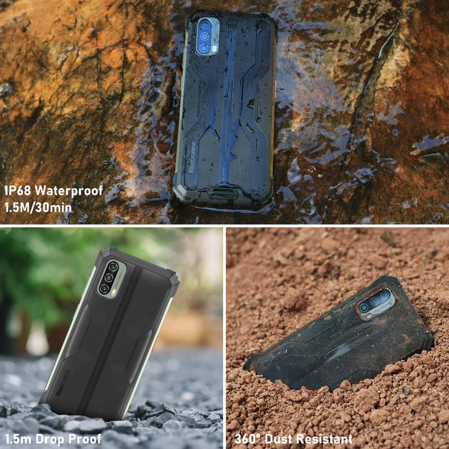 Blackview Phone BV7100,13000mAh 33W Fast Charge,10GB+128GB/1TB Expand Rugged Phone, 6.58" FHD+ 1080*2408, IP69K Waterproof Smartphone, NFC/OTG/Glove Mode, Rugged Smartphone Face/Fingerprint Unlocked - Mobile shop