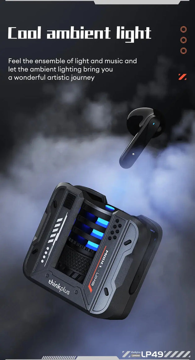 Lenovo LP49 Wireless Noise Cancelling Gaming Earbuds with Mic Mobile shop