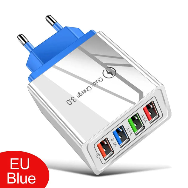 EOENKK Quick Charge 3.0 USB Wall Charger for iPhone 15 Pro Max and Smartphones Ryglobal