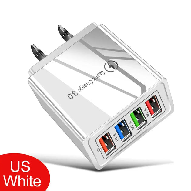EOENKK Quick Charge 3.0 USB Wall Charger for iPhone 15 Pro Max and Smartphones Ryglobal
