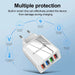 EOENKK Quick Charge 3.0 USB Wall Charger for iPhone 15 Pro Max and Smartphones Ryglobal