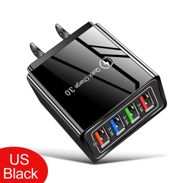 EOENKK Quick Charge 3.0 USB Wall Charger for iPhone 15 Pro Max and Smartphones Ryglobal