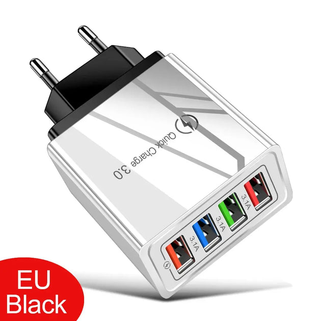 EOENKK Quick Charge 3.0 USB Wall Charger for iPhone 15 Pro Max and Smartphones Ryglobal