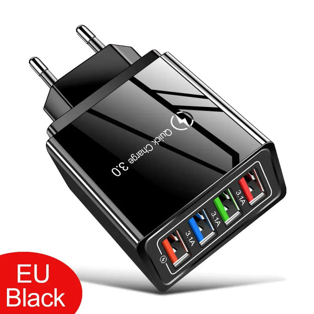 EOENKK Quick Charge 3.0 USB Wall Charger for iPhone 15 Pro Max and Smartphones Ryglobal
