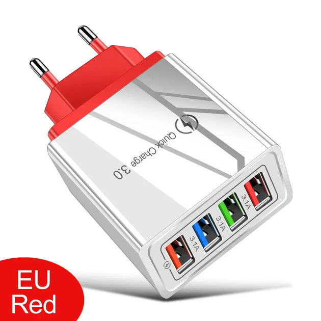 EOENKK Quick Charge 3.0 USB Wall Charger for iPhone 15 Pro Max and Smartphones Ryglobal