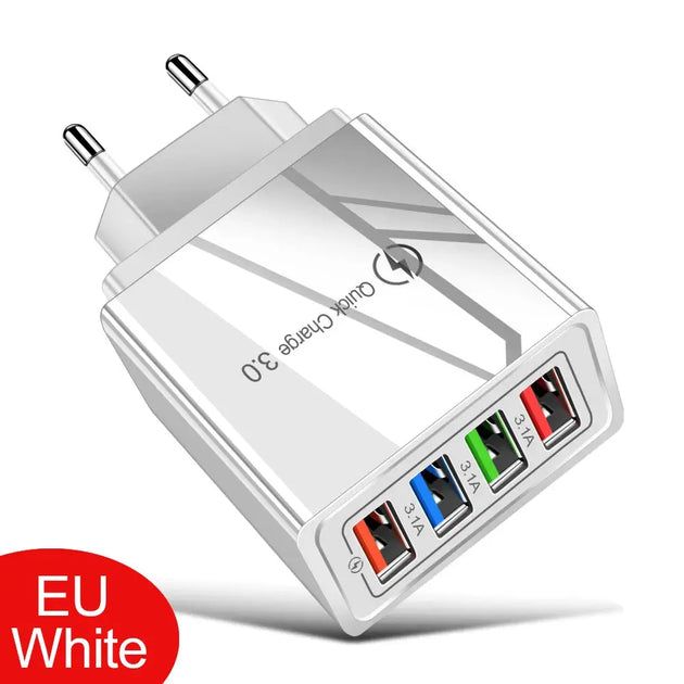 EOENKK Quick Charge 3.0 USB Wall Charger for iPhone 15 Pro Max and Smartphones Ryglobal
