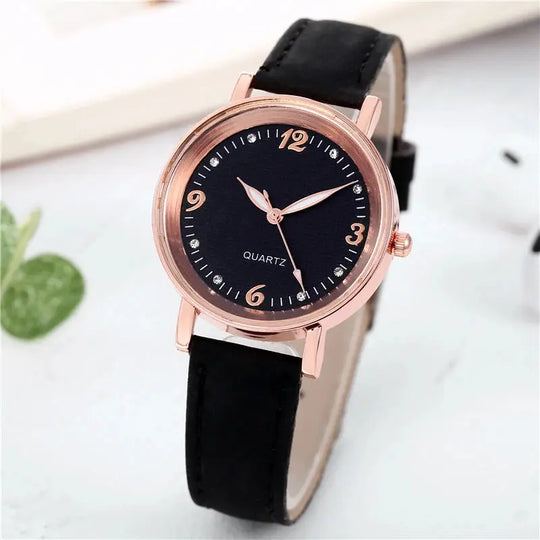 Fashion Arabic Dial Women's Casual Leather Watch Mobile shop