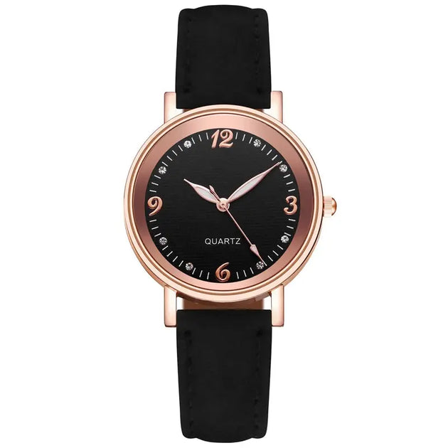 Fashion Arabic Dial Women's Casual Leather Watch Mobile shop