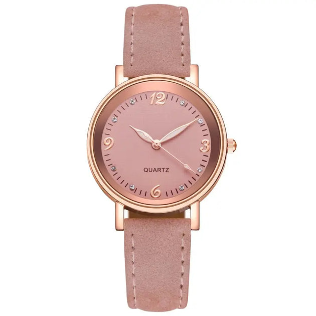 Fashion Arabic Dial Women's Casual Leather Watch Mobile shop