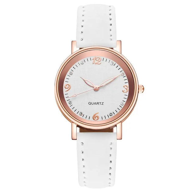 Fashion Arabic Dial Women's Casual Leather Watch Mobile shop