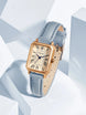 Retro Square Leather Strap Quartz Watch for Women Mobile shop