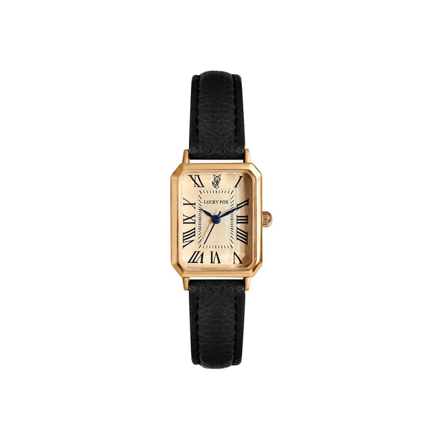 Retro Square Leather Strap Quartz Watch for Women Mobile shop