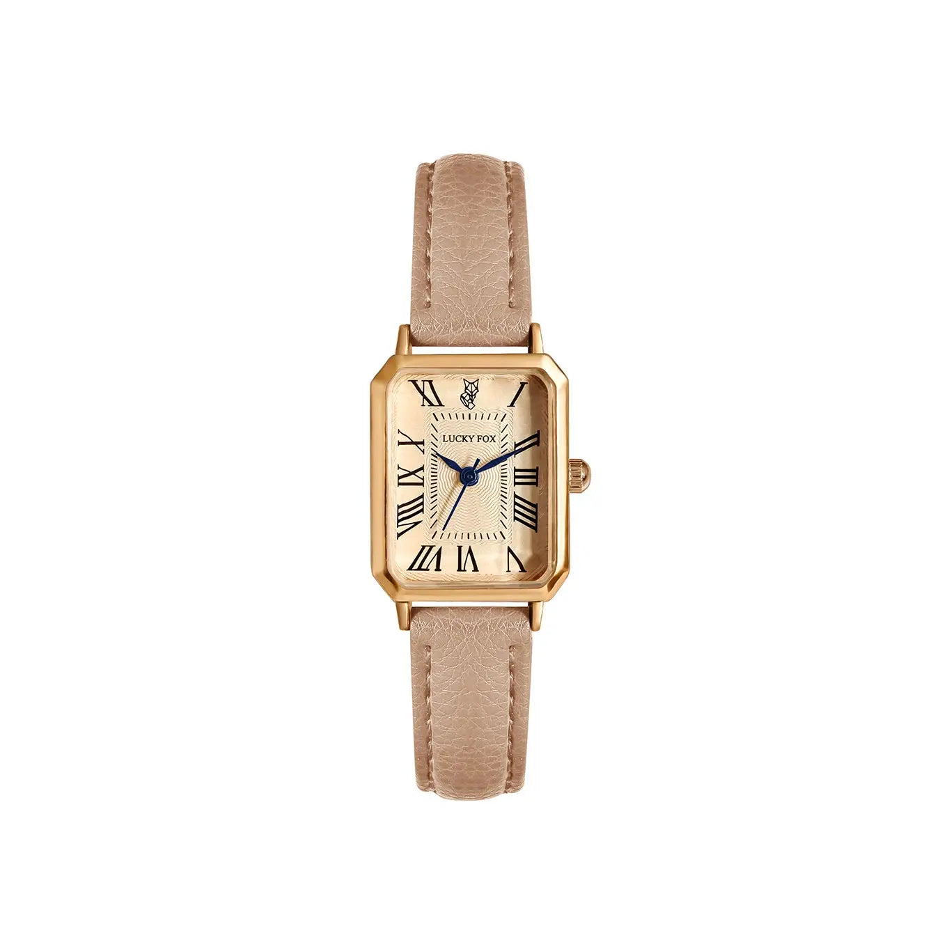 Retro Square Leather Strap Quartz Watch for Women Mobile shop