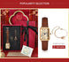 Retro Square Leather Strap Quartz Watch for Women Mobile shop