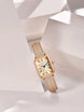 Retro Square Leather Strap Quartz Watch for Women Mobile shop