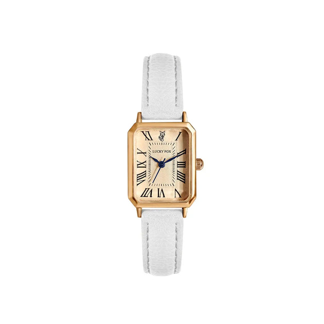 Retro Square Leather Strap Quartz Watch for Women Mobile shop