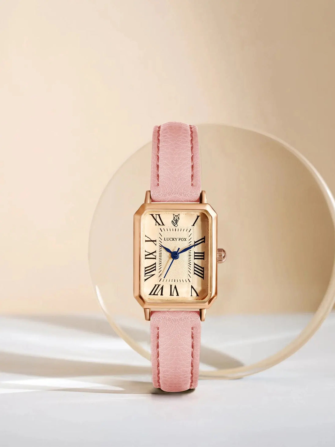 Retro Square Leather Strap Quartz Watch for Women Mobile shop