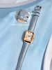 Retro Square Leather Strap Quartz Watch for Women Mobile shop