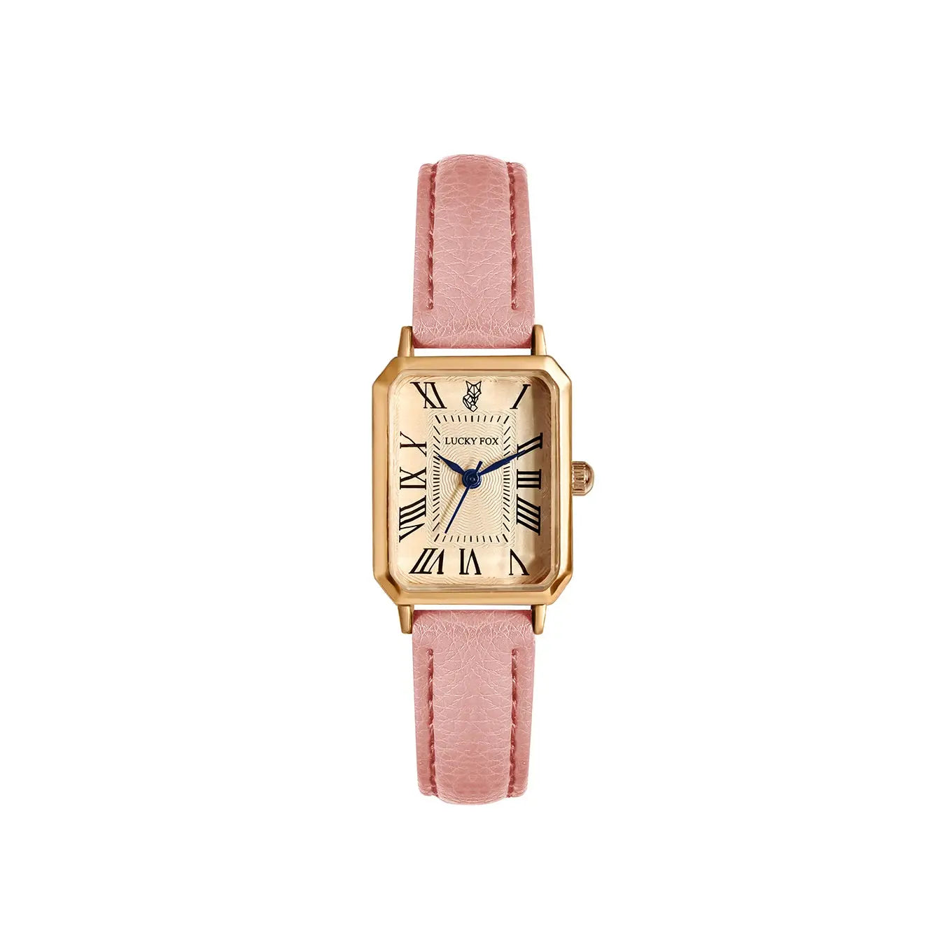 Retro Square Leather Strap Quartz Watch for Women Mobile shop