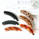 Frosted Solid Color Banana Hair Clips – Fashion Ponytail Barrettes & Hair Claws for Women - Mobile shop