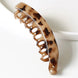 Frosted Solid Color Banana Hair Clips – Fashion Ponytail Barrettes & Hair Claws for Women - Mobile shop