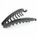 Frosted Solid Color Banana Hair Clips – Fashion Ponytail Barrettes & Hair Claws for Women - Mobile shop