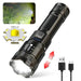 Heinast 2000LM Tactical LED Flashlight with USB Charging and Zoom Mobile shop