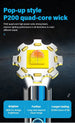 Heinast 2000LM Tactical LED Flashlight with USB Charging and Zoom Mobile shop
