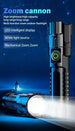 Heinast 2000LM Tactical LED Flashlight with USB Charging and Zoom Mobile shop