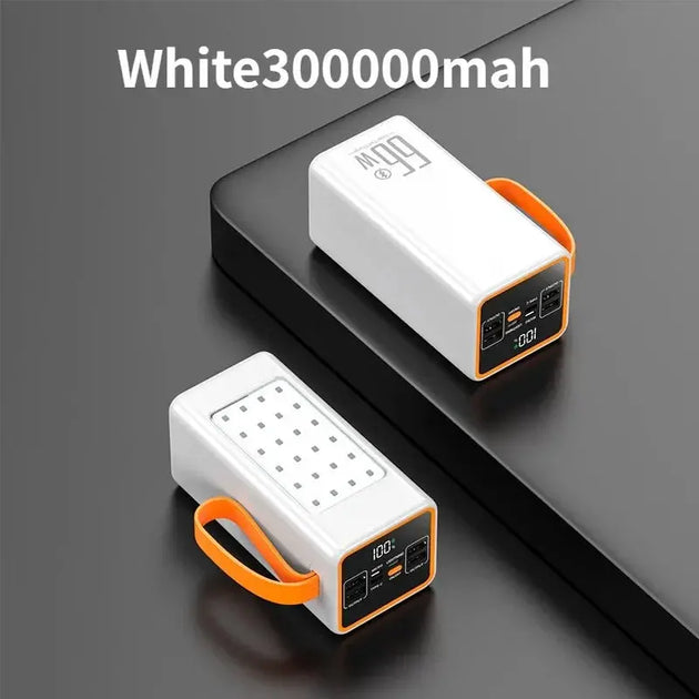 BCAK 50MAH Portable Power Bank with Fast Charging and Built-in Cable Ryglobal