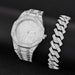 Iced Out Gold Diamond Watch for Men - Hip Hop Bling Style Mobile shop