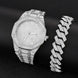 Iced Out Gold Diamond Watch for Men - Hip Hop Bling Style Mobile shop