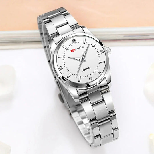 VA VA VOOM Luxury Minimalist Pink Rhinestone Women's Watch 29mm Mobile shop