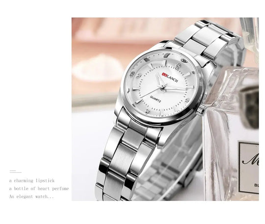 VA VA VOOM Luxury Minimalist Pink Rhinestone Women's Watch 29mm Mobile shop