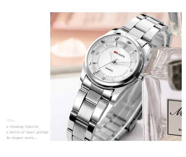 VA VA VOOM Luxury Minimalist Pink Rhinestone Women's Watch 29mm Mobile shop
